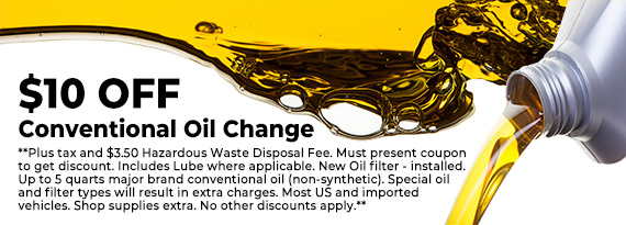 Conventional Oil Change Savings